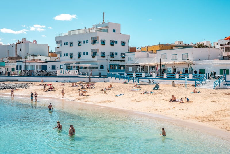 Corralejo Fuerteventura im Winter Badeurlaub