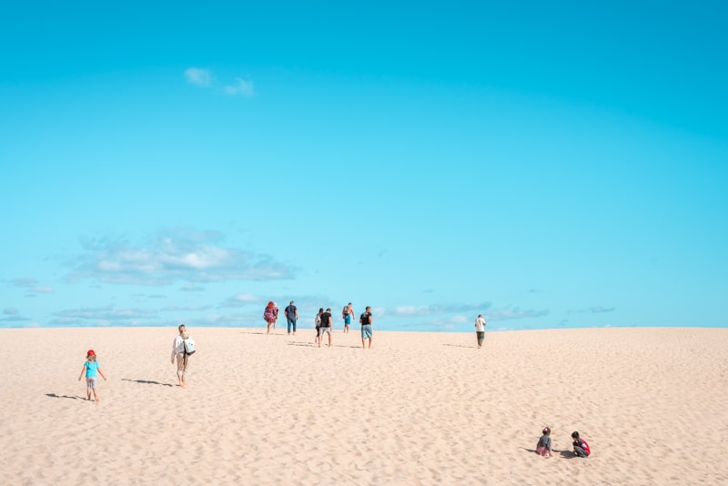 Dünen von Corralejo Fuerteventura Urlaub Tipps