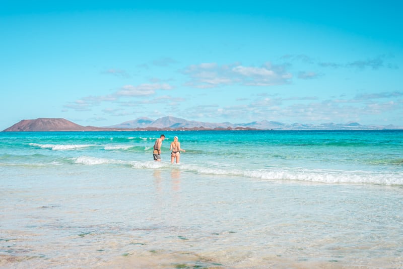 Fuerteventura im Winter Baden Urlaub am Meer