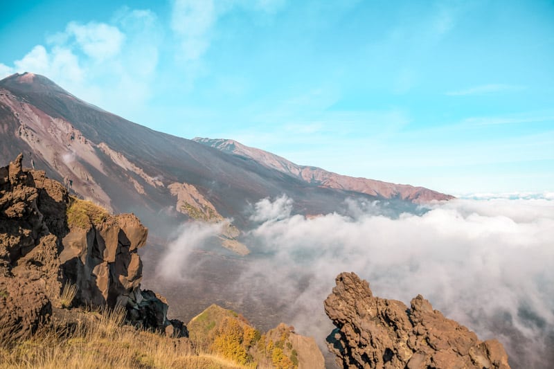 Ätna vulkan sizilien italien