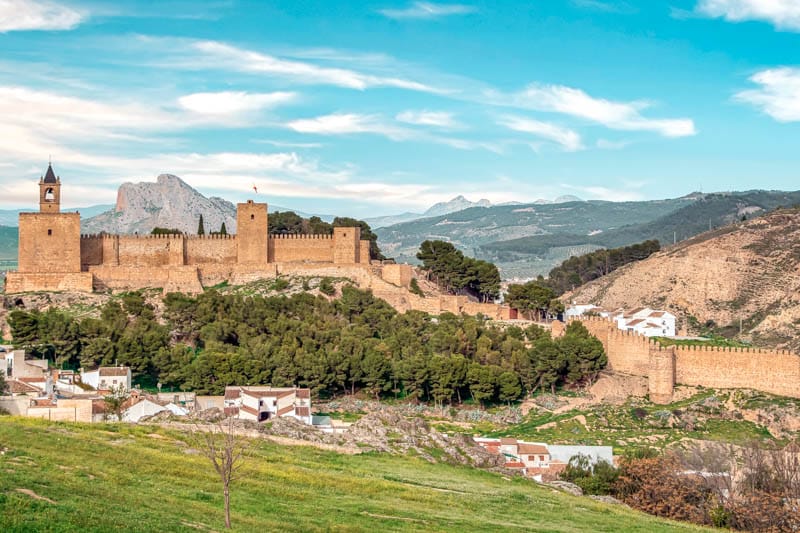 Alcazaba malaga andalusien