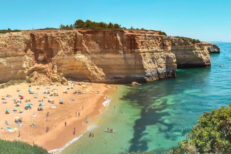 Algarve Reisetipps Praia da Corredoura bei Carvoeiro Algarve Reisetipps Praia da Corredoura bei Carvoeiro