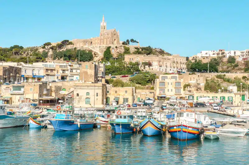 Gozo Mgarr Hafen Malta