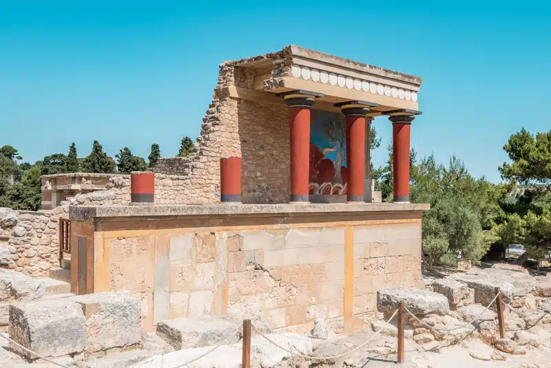 Knossos Palast Kreta Reisezeit Knossos Palast Kreta Reisezeit