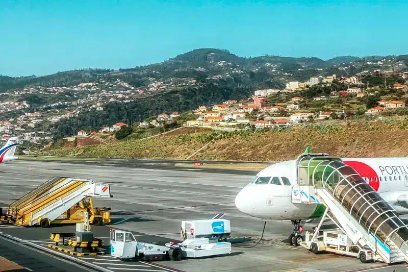 Madeira Anreise Flugzeug