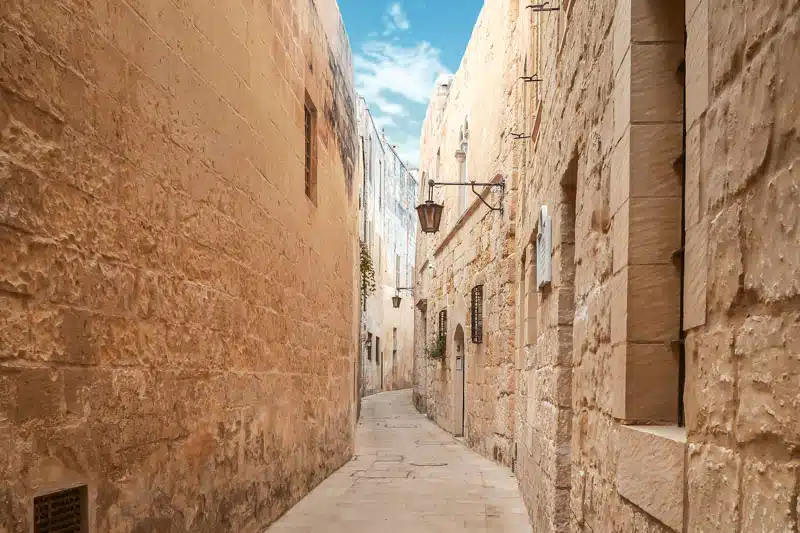 Mdina stille stadt malta