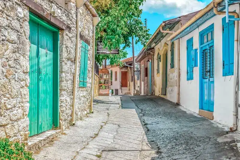 Omodos Zypern schönes Dorf Omodos Zypern schönes Dorf