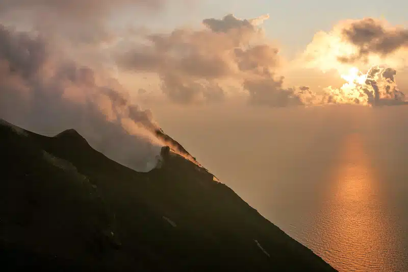 Stromboli sizilien vulkan Stromboli sizilien vulkan