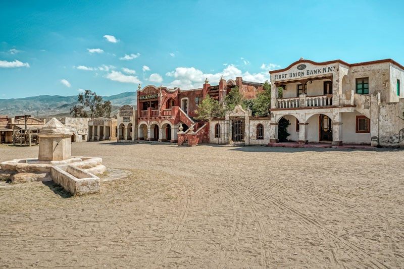 Tabernas western city spanien